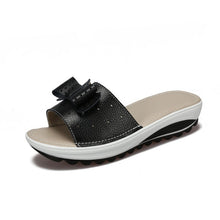 Load image into Gallery viewer, 2019 New Women's Slipper Cow Leather Women Flats Shoes