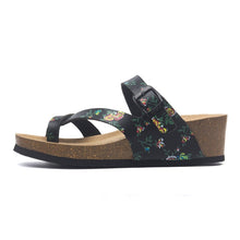 Load image into Gallery viewer, 2019 New Women Summer Fashion Cork Wedge Slipper